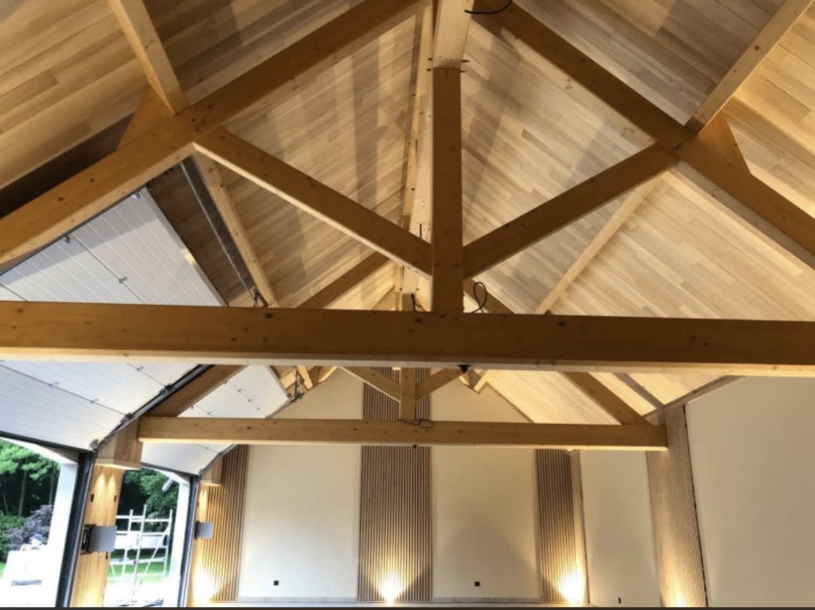 Charpente en bois rénovée